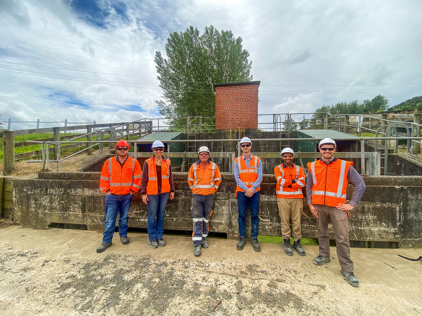 Churchill East Pump Station project team on site