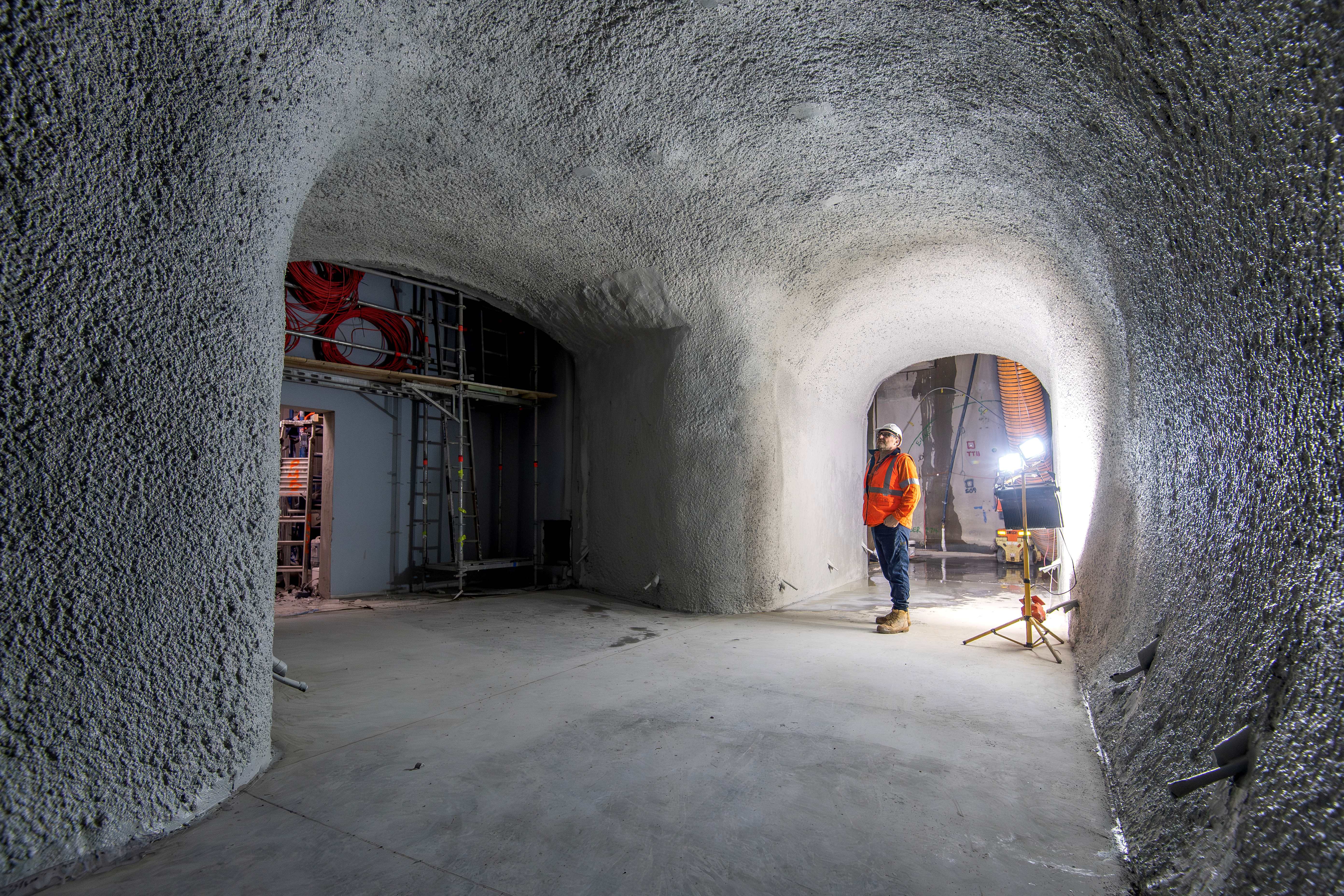 Completed works on the Sandstone Pedestrian Tunnel