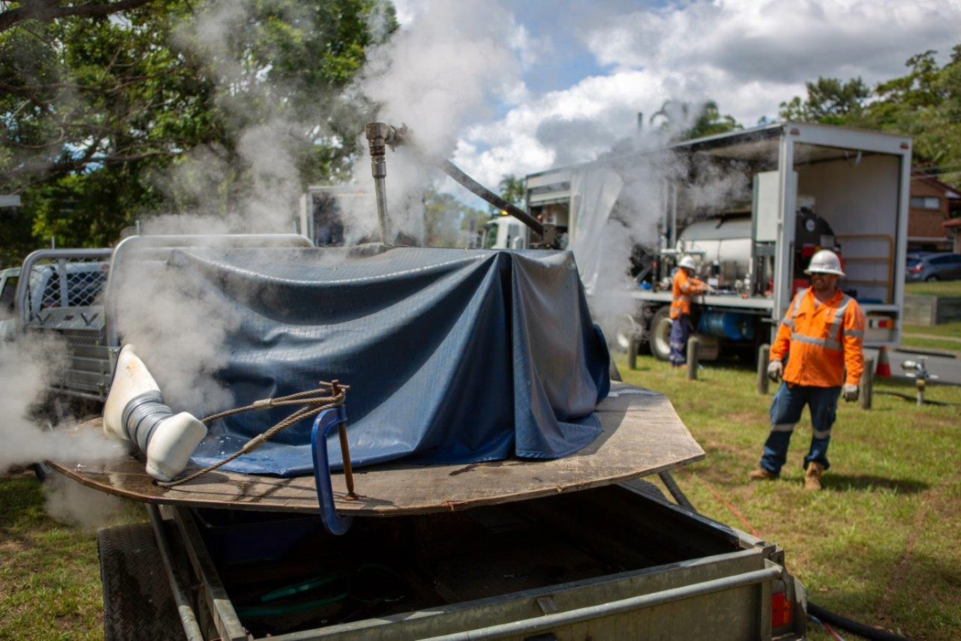 Abergeldie self performing capability conducting sewer main renewals