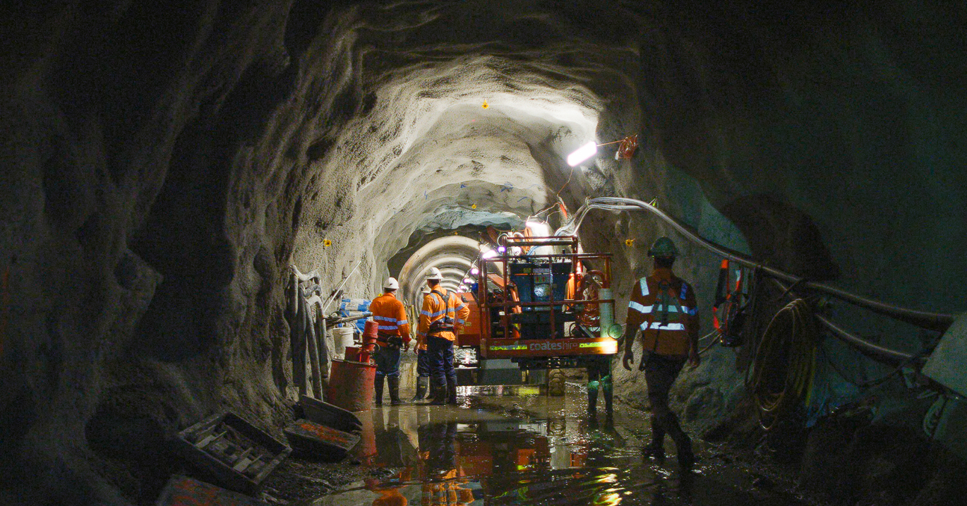 Balickera Tunnel Remediation underground