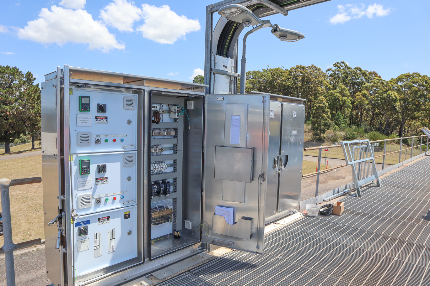 Grahamstown Water Treatment Plant Upgrades control panel 