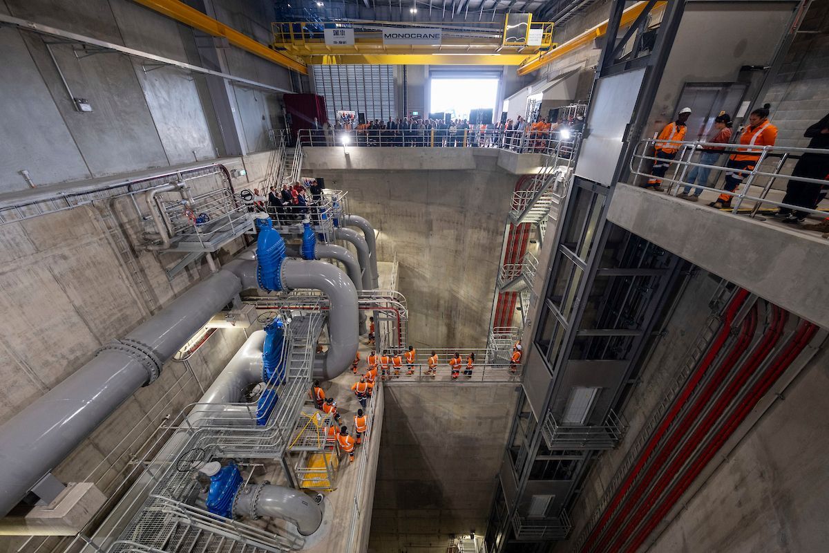 Switching on the Māngere Wastewater Treatment Plant 