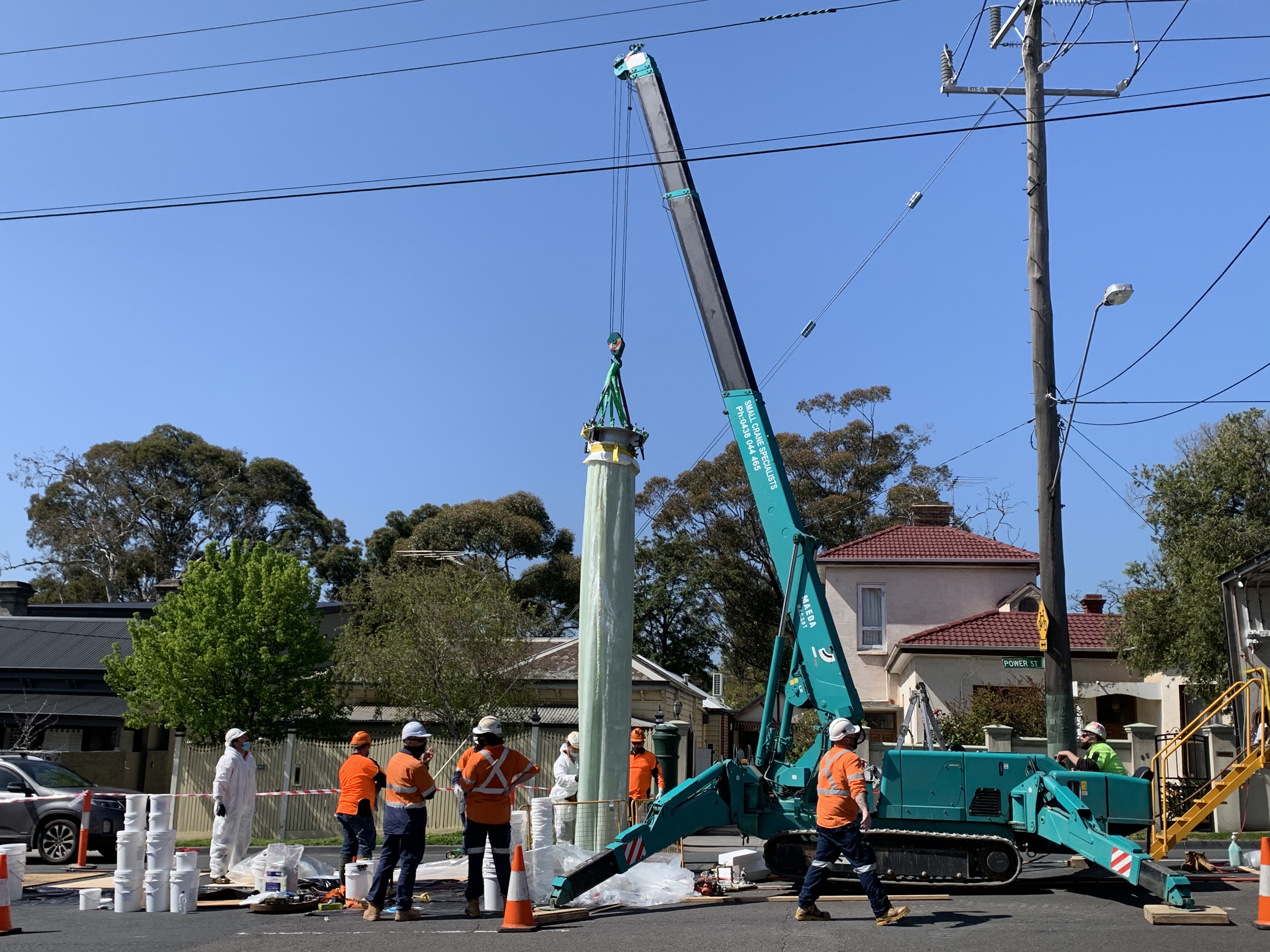 Relining works on the Hawthorn Main Sewer Rehabilitation