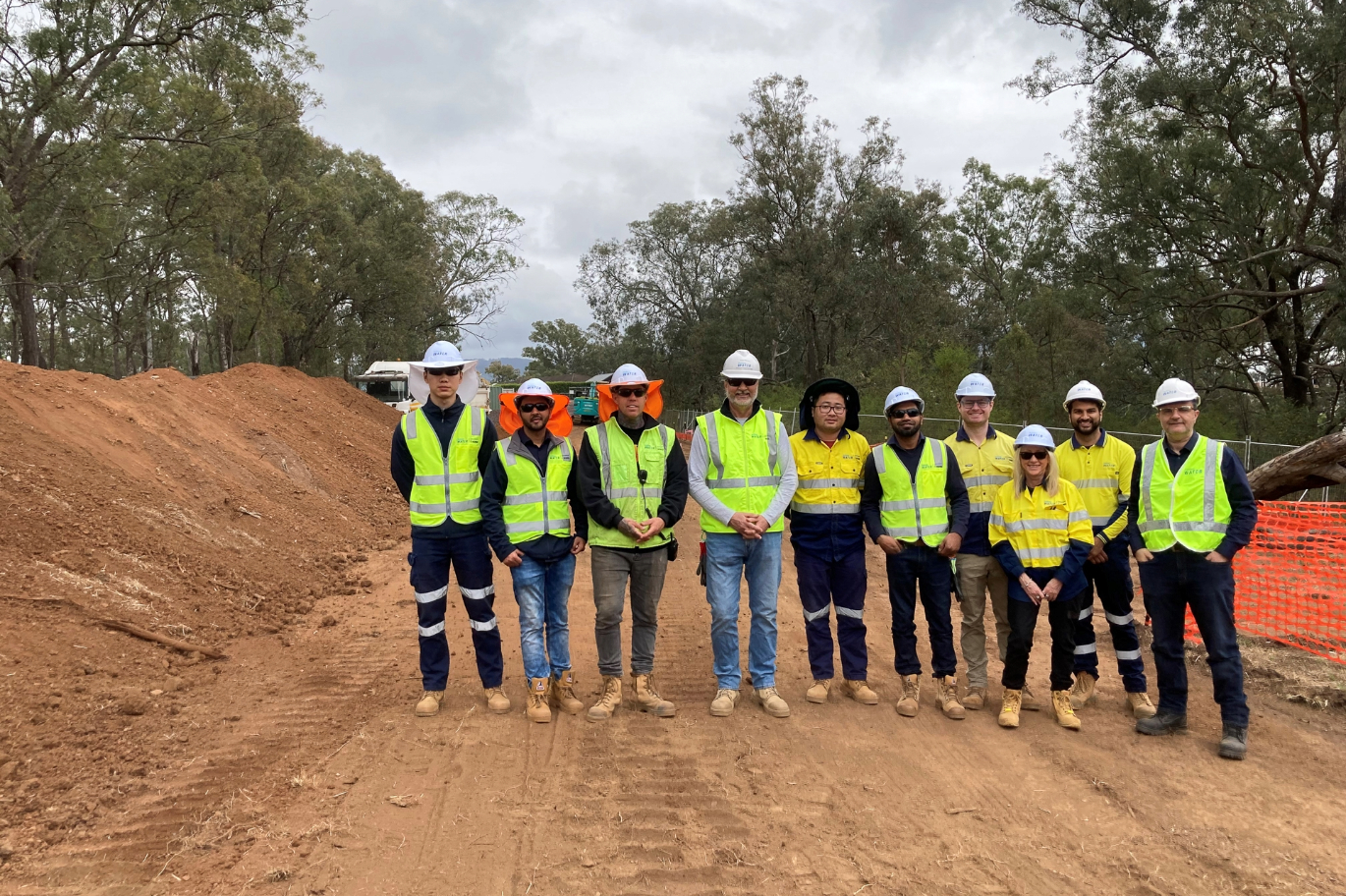 The team at the Redbank Development