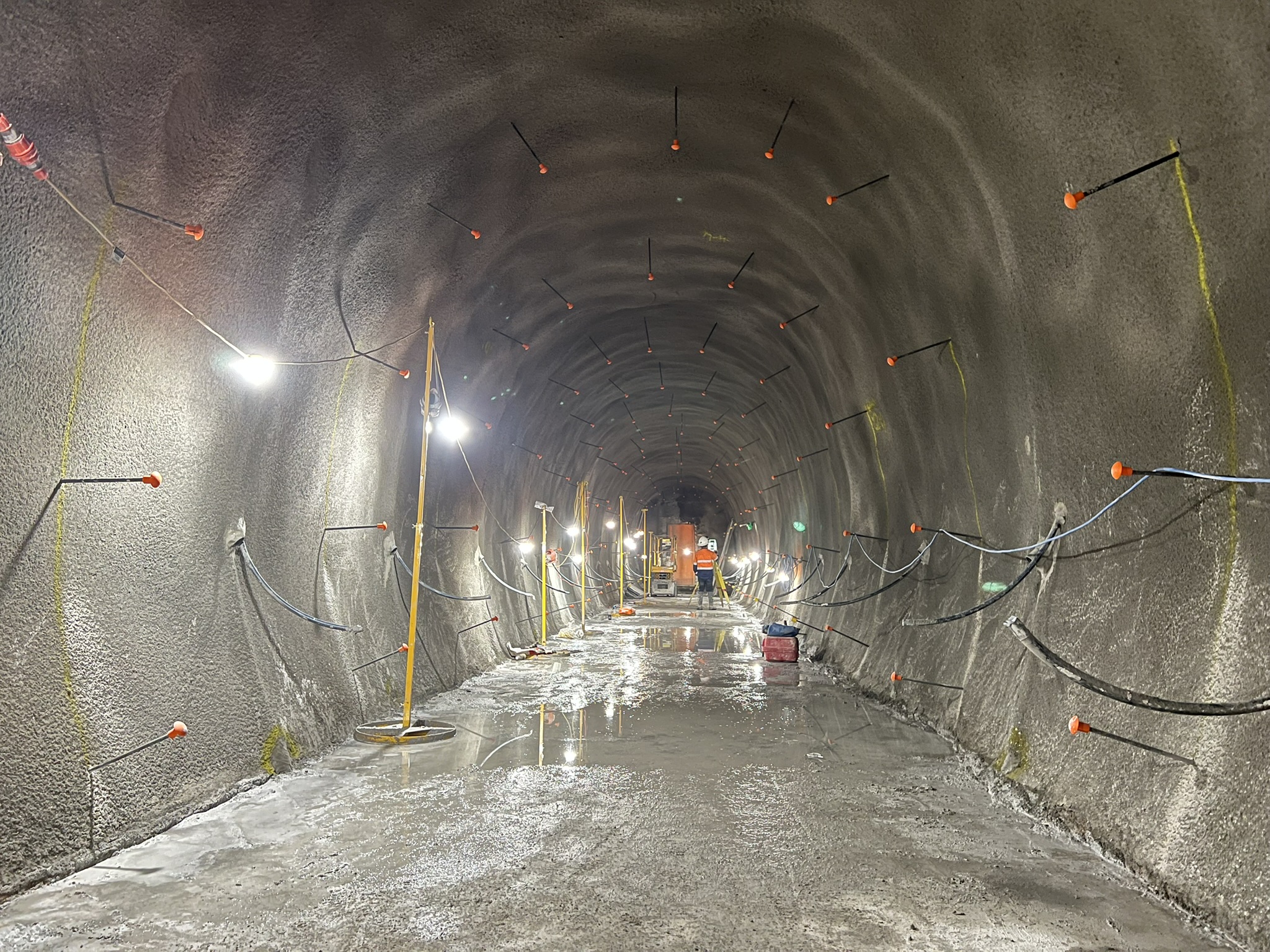 Construction of the Sandstone Pedestrian Tunnel