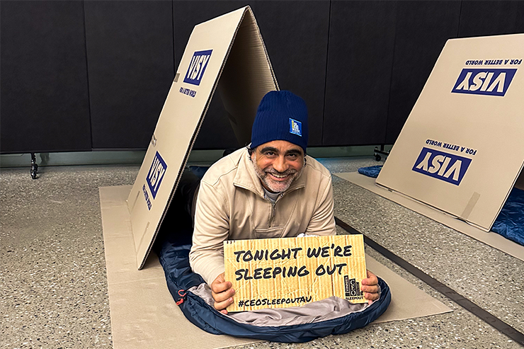 Vinnies CEO Sleepout