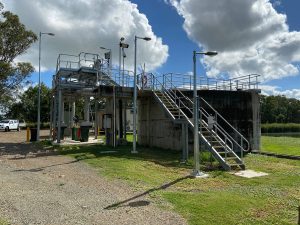 Rural Sewage Treatment Plant Upgrades Outdoors