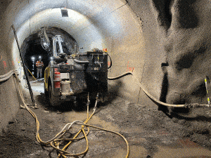 Inside Balickera Tunnel - Remediation Works