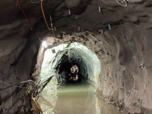 Rock Bolts inside Balickera Tunnel