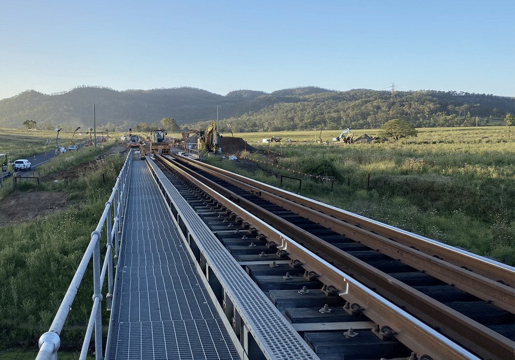 Rail Reconditioning at Coggan Creek